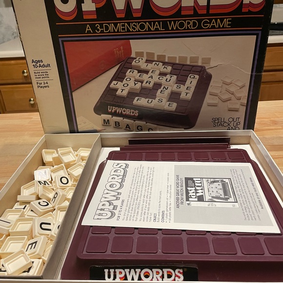 Vintage, Upwords 3D Word Game by Milton Bradley - Picture 8 of 8
